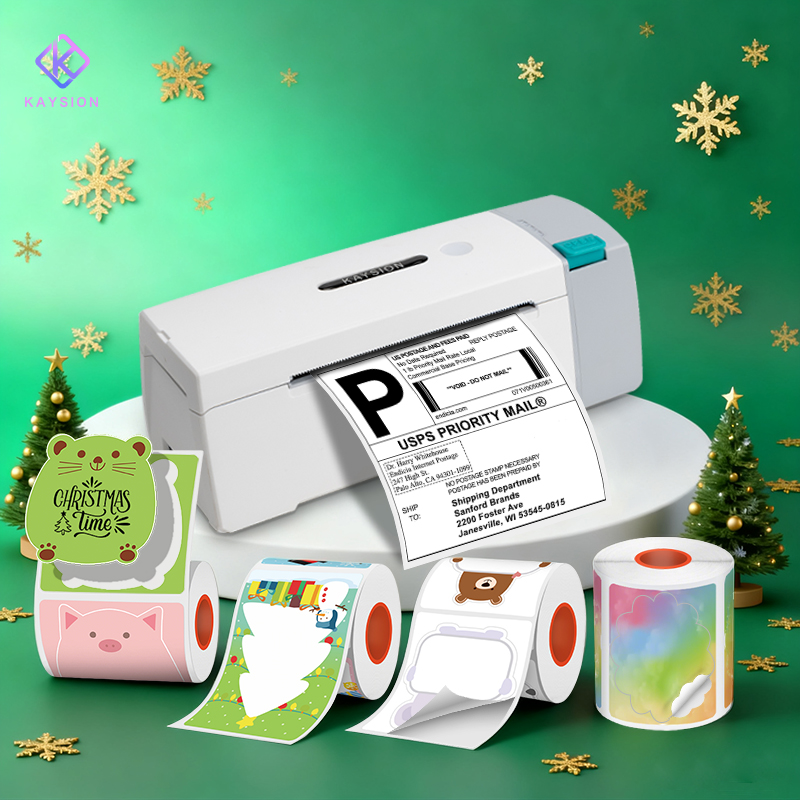 Commercial Printing And Mailing - KAYSION Termal Kargo Etiketi Yazıcısı Taşınabilir