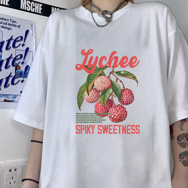 Commercial Printing And Graphics - Lychee Ticari Grafik Baskılı Tişört Unisex