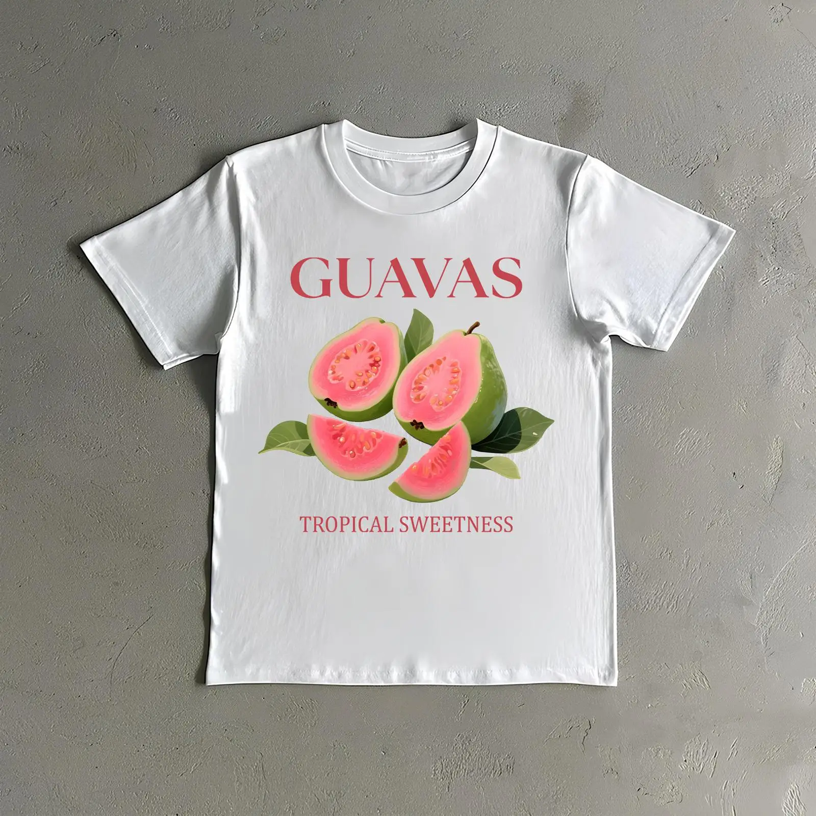 Commercial Printing And Graphics - Vintage Guavas Tişört Retro Ticari Yumuşak