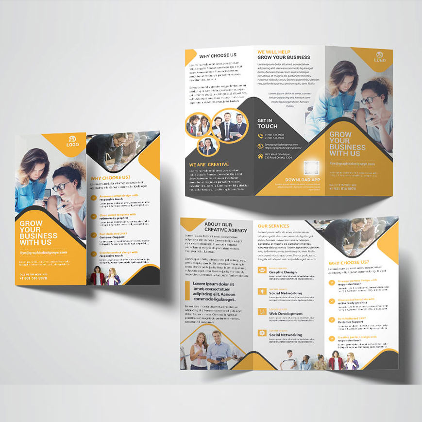 Özel Tam Renkli El İlanı Broşü - Commercial Printing Business incelemesi ve fiyatı