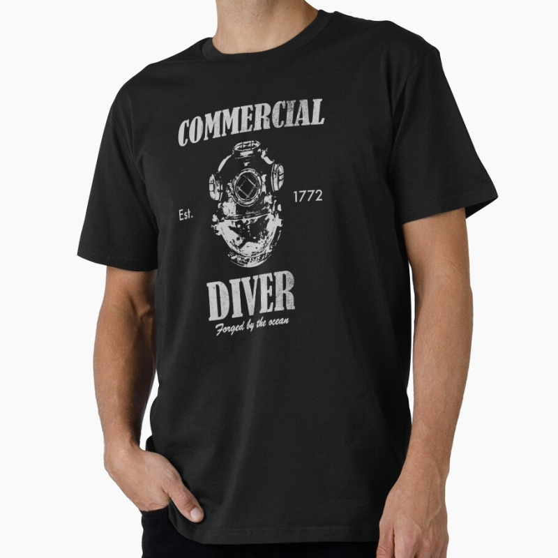 Ticari Dalgıç Vintage Hediye T - Commercial Printing And Graphics incelemesi ve fiyatı